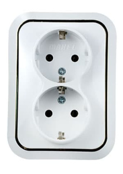 11282 РОЗЕТКА 2-АЯ С ЗАЗЕМ.16А 250В(БЕЛ/ЗОЛ.) СКРЫТ.УСТ.