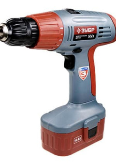 ЗДА-14.4-2, Дрель- шуруповерт аккум-ная 14,4В, 10мм,реверс, 0-550об/мин
