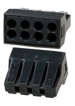 773-308 ЭЛЕКТРОМОНТАЖНЫЕ ЭКСПРЕСС-КЛЕММЫ 8Х2.50 КВ.ММ С ПАСТОЙ