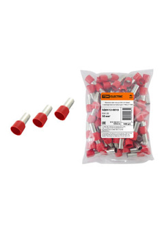 SQ0512-0010, Наконечник-гильза Е50-20 50мм2 с изолированным фланцем (100шт)